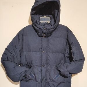 SCHOTT NYC DOWN SZ S LADIES/UNISEX WUILTED DOWN INSULTED HOODED JACKET